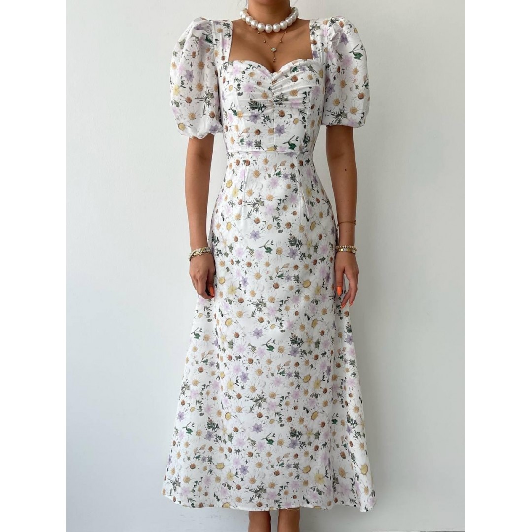 Juna Midi Boy Elbise - 147091