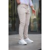 Erkek Beli Bağcıklı Duble Paça örme Pamuklu Kumaş Jogger Pantolon - 160531 Erkek Beli Bağcıklı Duble Paça örme Pamuklu Kumaş Jogger Pantolon - 160531