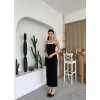 Mıng Çiçek Detaylı Elbise - 160493 Mıng Çiçek Detaylı Elbise - 160493