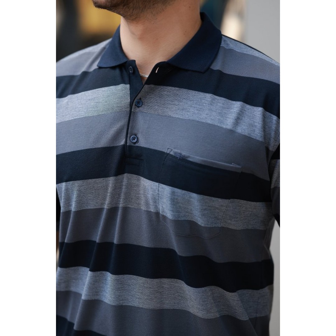 Erkek Yakalı çok Renkli Kısa Kollu T-shirt 160895 Erkek Yakalı çok Renkli Kısa Kollu T-shirt 160895