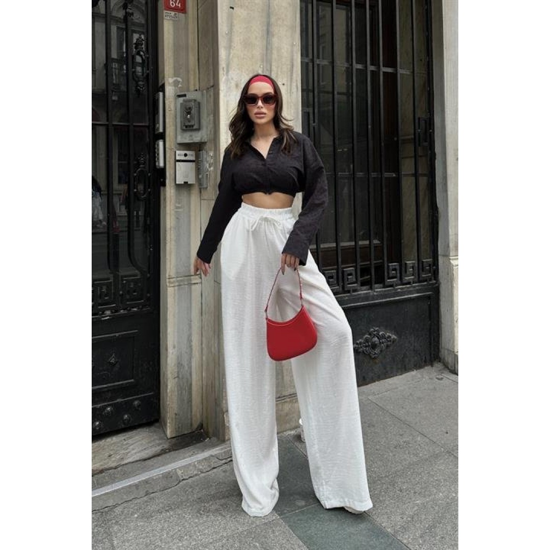 Coline Fistolu Crop Gömlek 3254-08 155815 Coline Fistolu Crop Gömlek 3254-08 155815