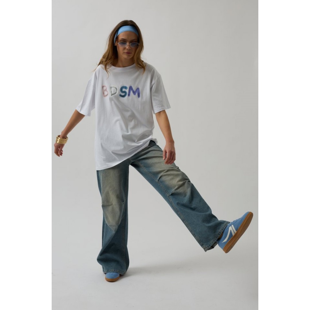 Sırt Ve Ön Baskılı Oversize T-Shirt 147457 Sırt Ve Ön Baskılı Oversize T-Shirt 147457
