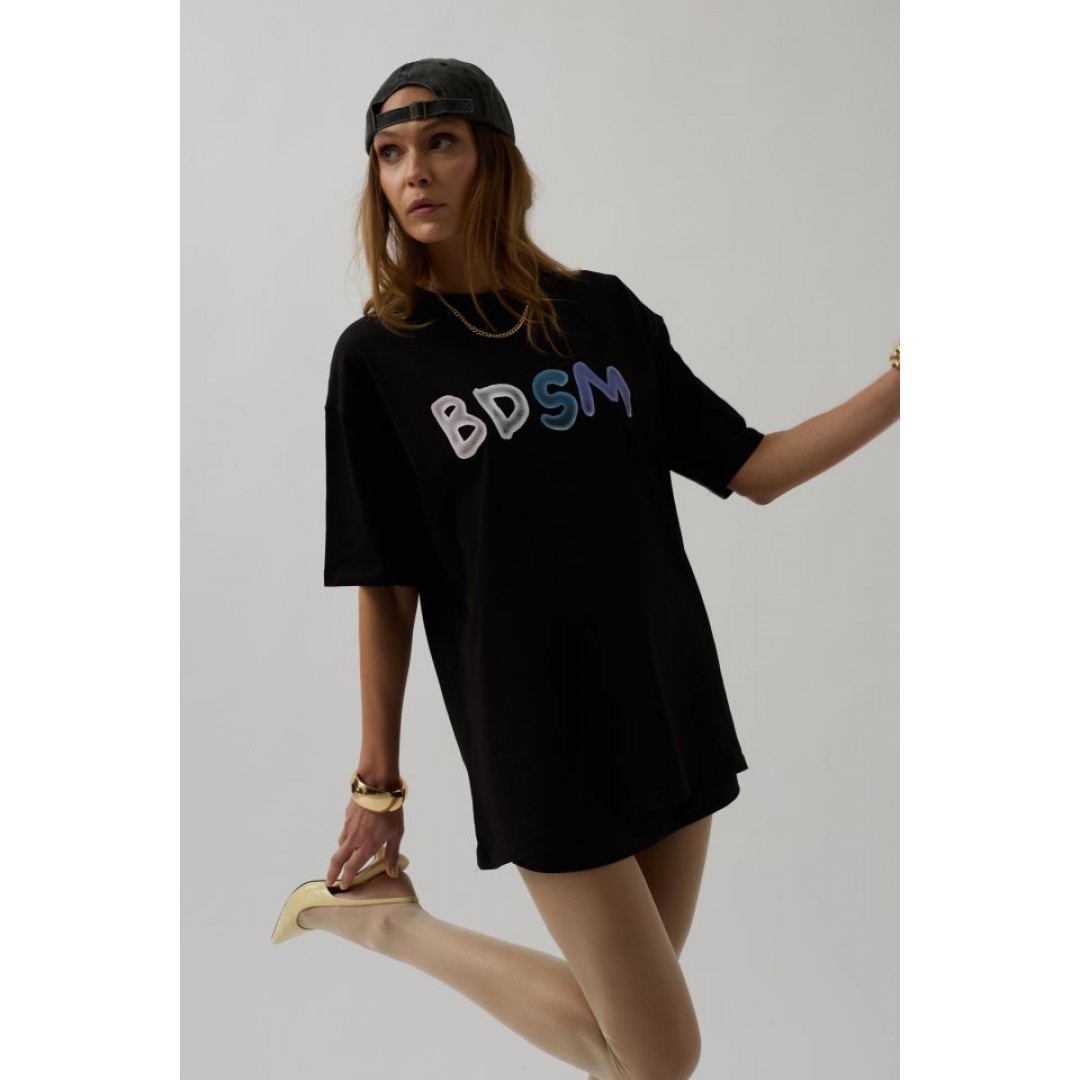 Sırt Ve Ön Baskılı Oversize T-Shirt 147458 Sırt Ve Ön Baskılı Oversize T-Shirt 147458