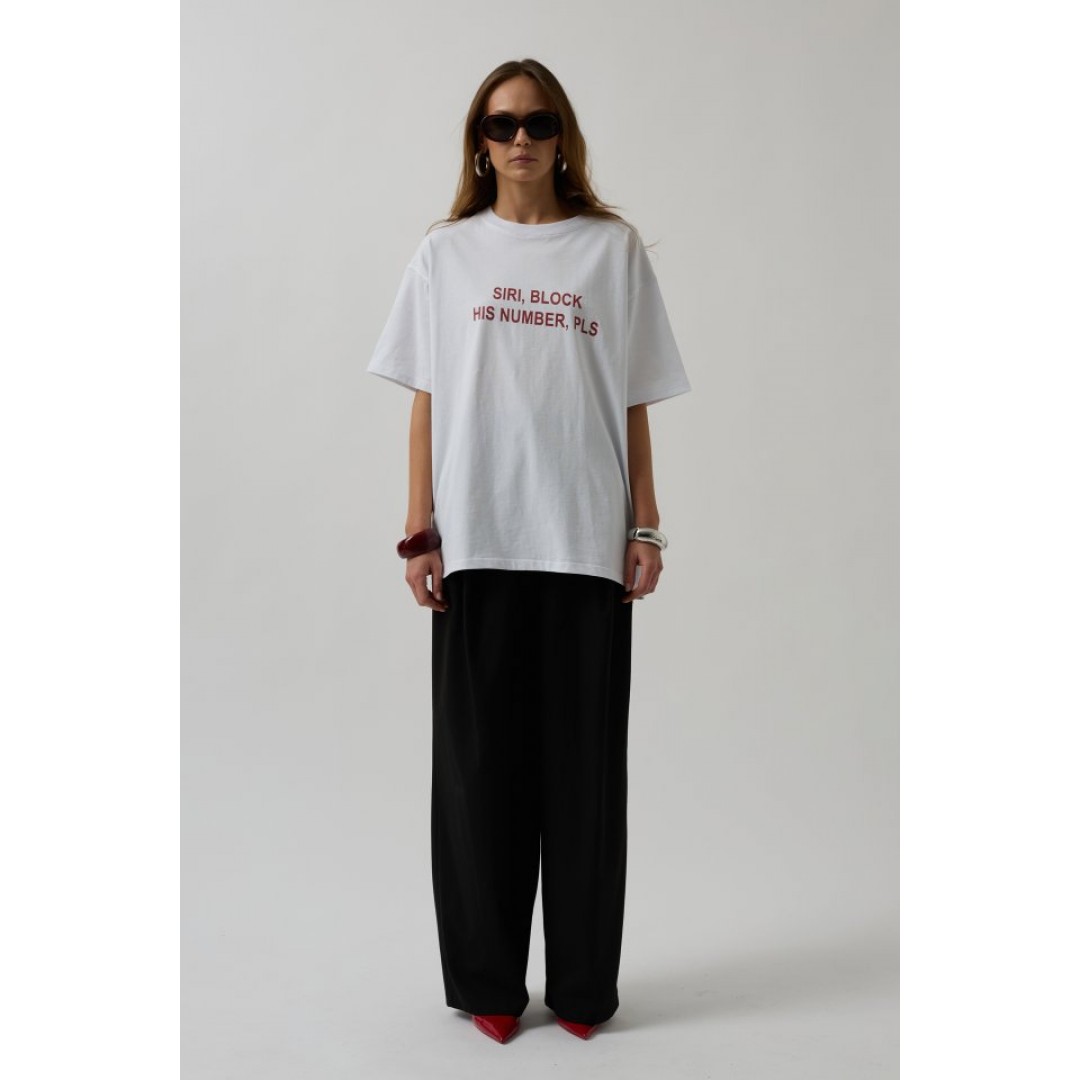 Ön Baskılı Oversize T-Shirt 147459 Ön Baskılı Oversize T-Shirt 147459