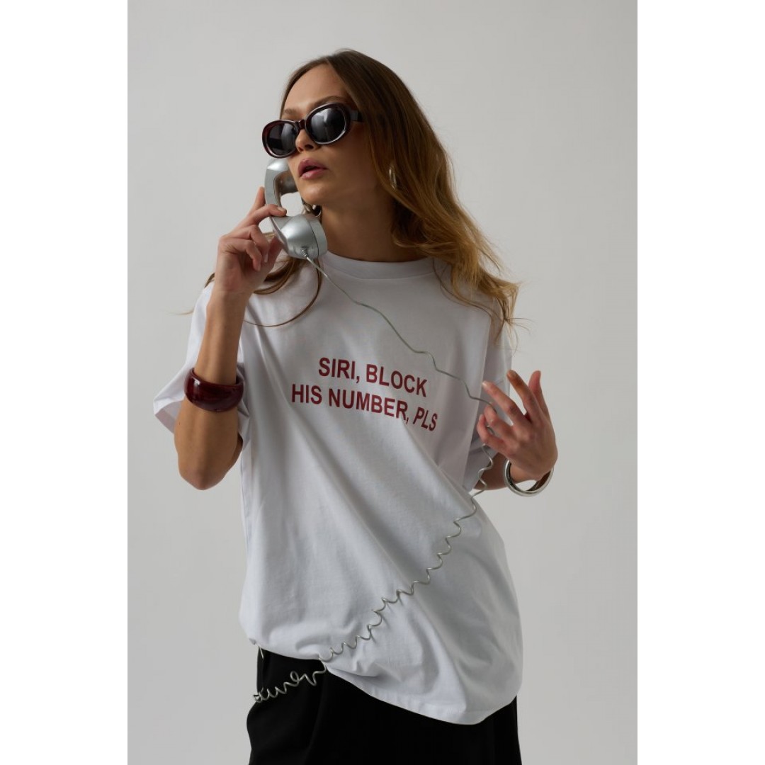 Ön Baskılı Oversize T-Shirt 147459 Ön Baskılı Oversize T-Shirt 147459