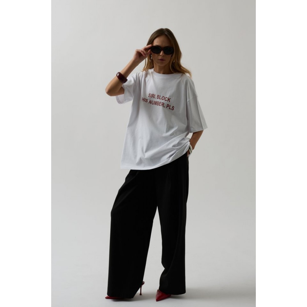Ön Baskılı Oversize T-Shirt 147459 Ön Baskılı Oversize T-Shirt 147459