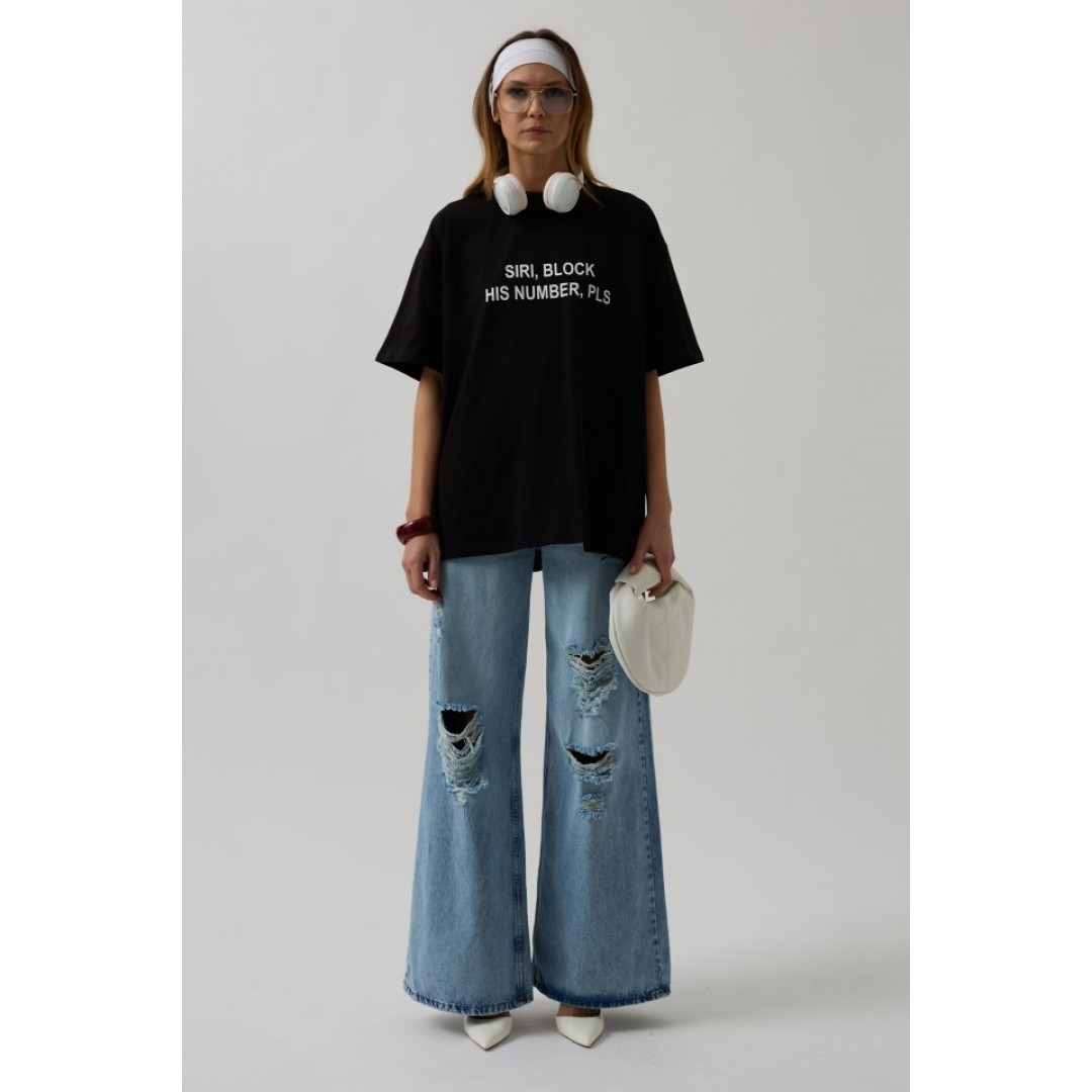 Ön Baskılı Oversize T-Shirt 147460