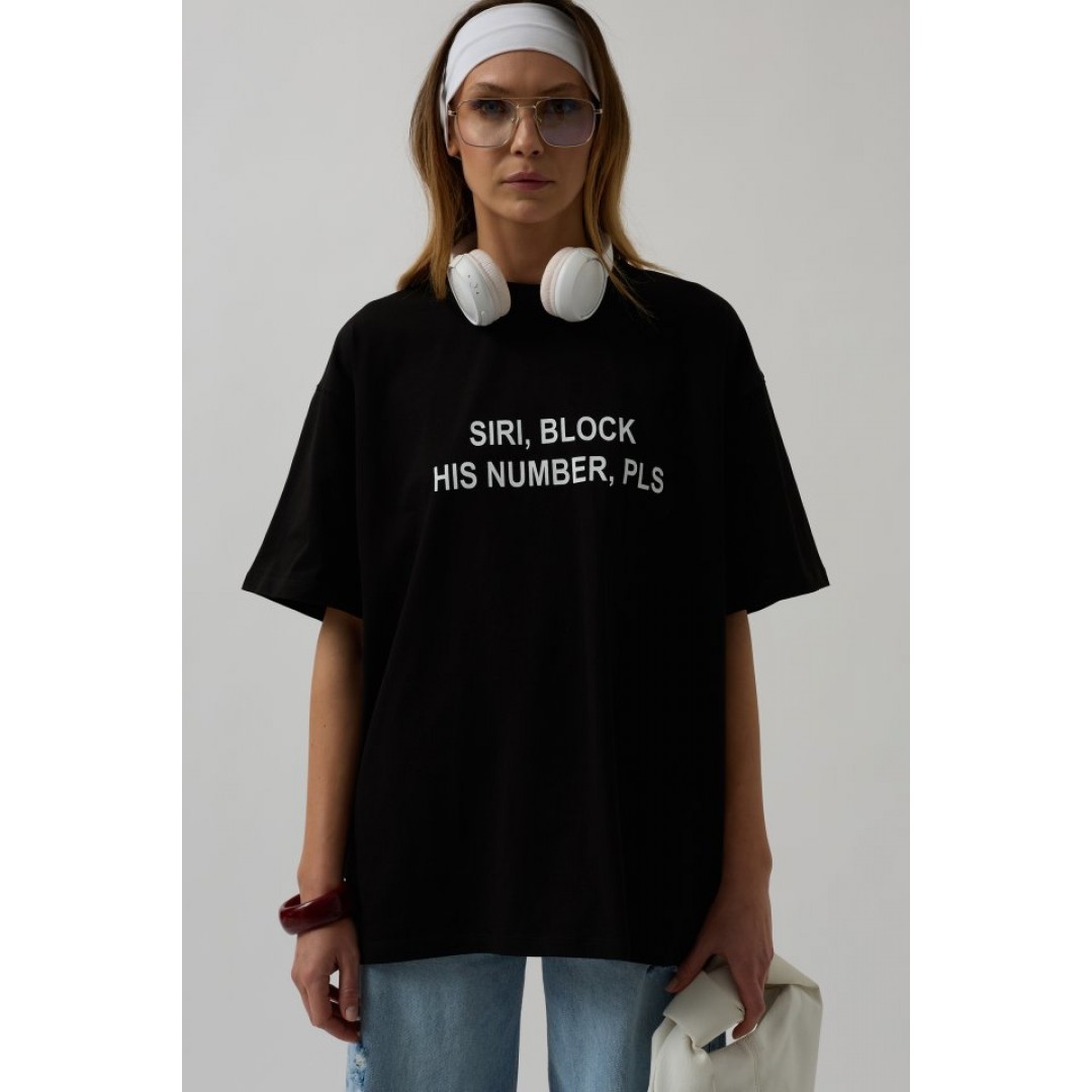 Ön Baskılı Oversize T-Shirt 147460