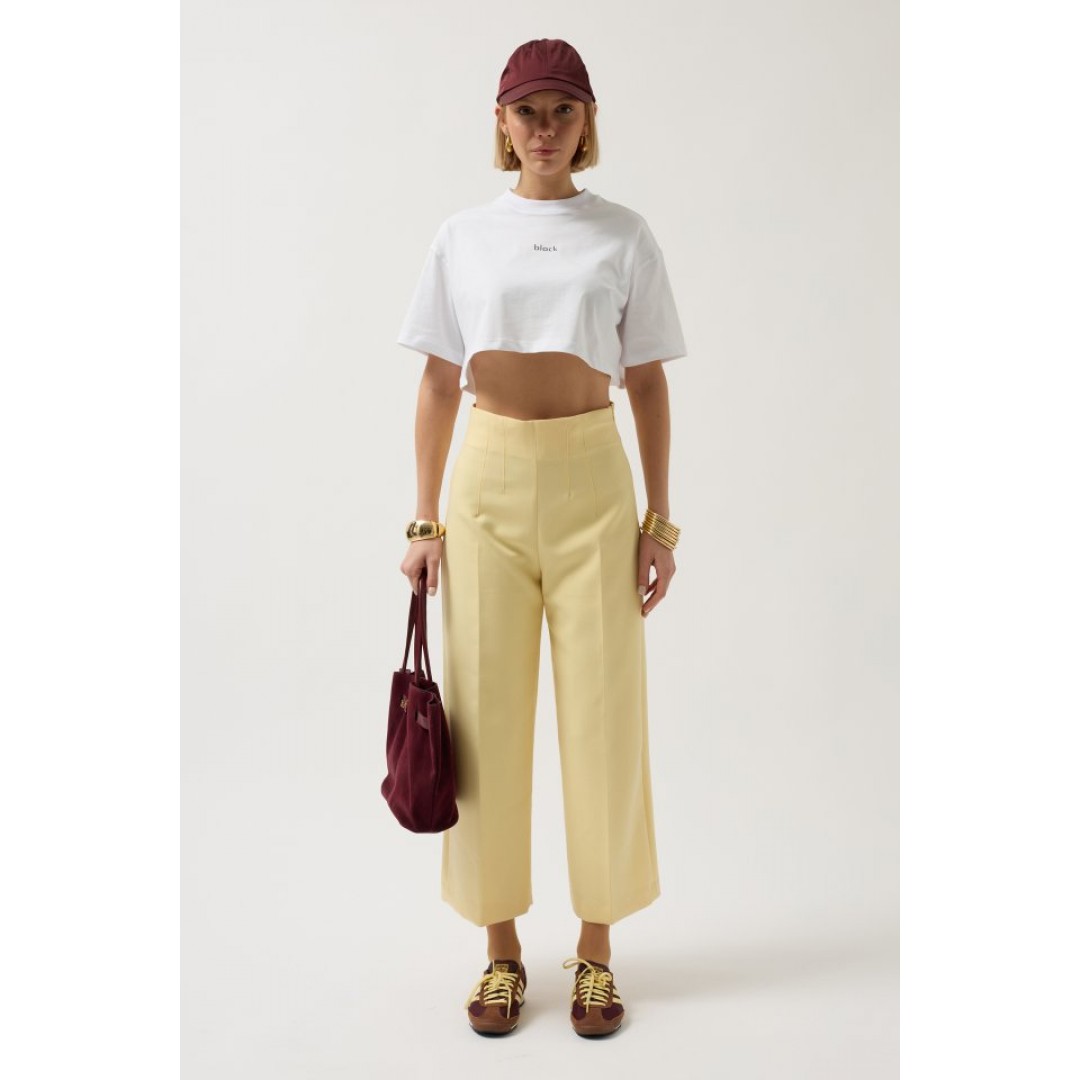 Baskılı Crop T-Shirt 149389 Baskılı Crop T-Shirt 149389