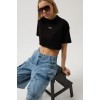Baskılı Crop T-Shirt 149390 Baskılı Crop T-Shirt 149390
