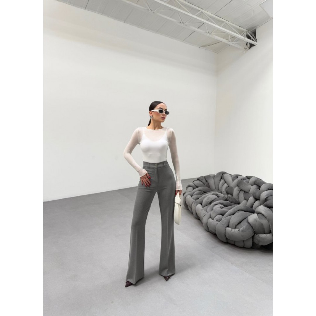 230 Gr Poly Viscose Full Lycra İspanyol Paça Pantolon 149972 230 Gr Poly Viscose Full Lycra İspanyol Paça Pantolon 149972
