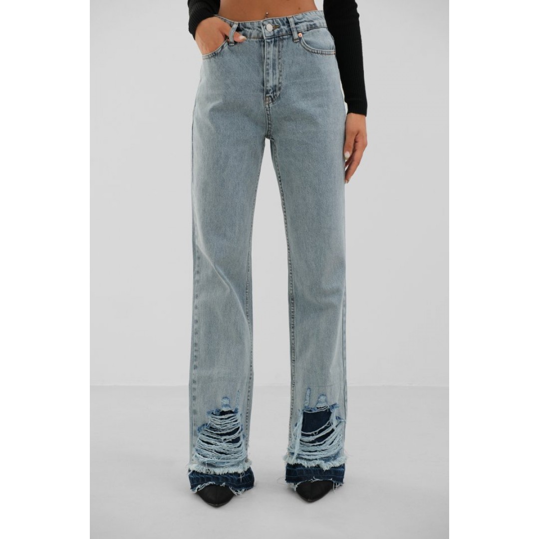Paçası Yırtık Jean - 150961 Paçası Yırtık Jean - 150961