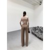 230 Gr Poly Viscose Lycra Metal Düğme Palazzo Pantolon 151270 230 Gr Poly Viscose Lycra Metal Düğme Palazzo Pantolon 151270