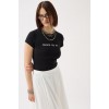 Baskılı Likralı Crop T-Shirt 151642 Baskılı Likralı Crop T-Shirt 151642