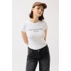 Baskılı Likralı Crop T-Shirt 151643 Baskılı Likralı Crop T-Shirt 151643
