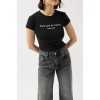 Baskılı Likralı Crop T-Shirt 151644 Baskılı Likralı Crop T-Shirt 151644