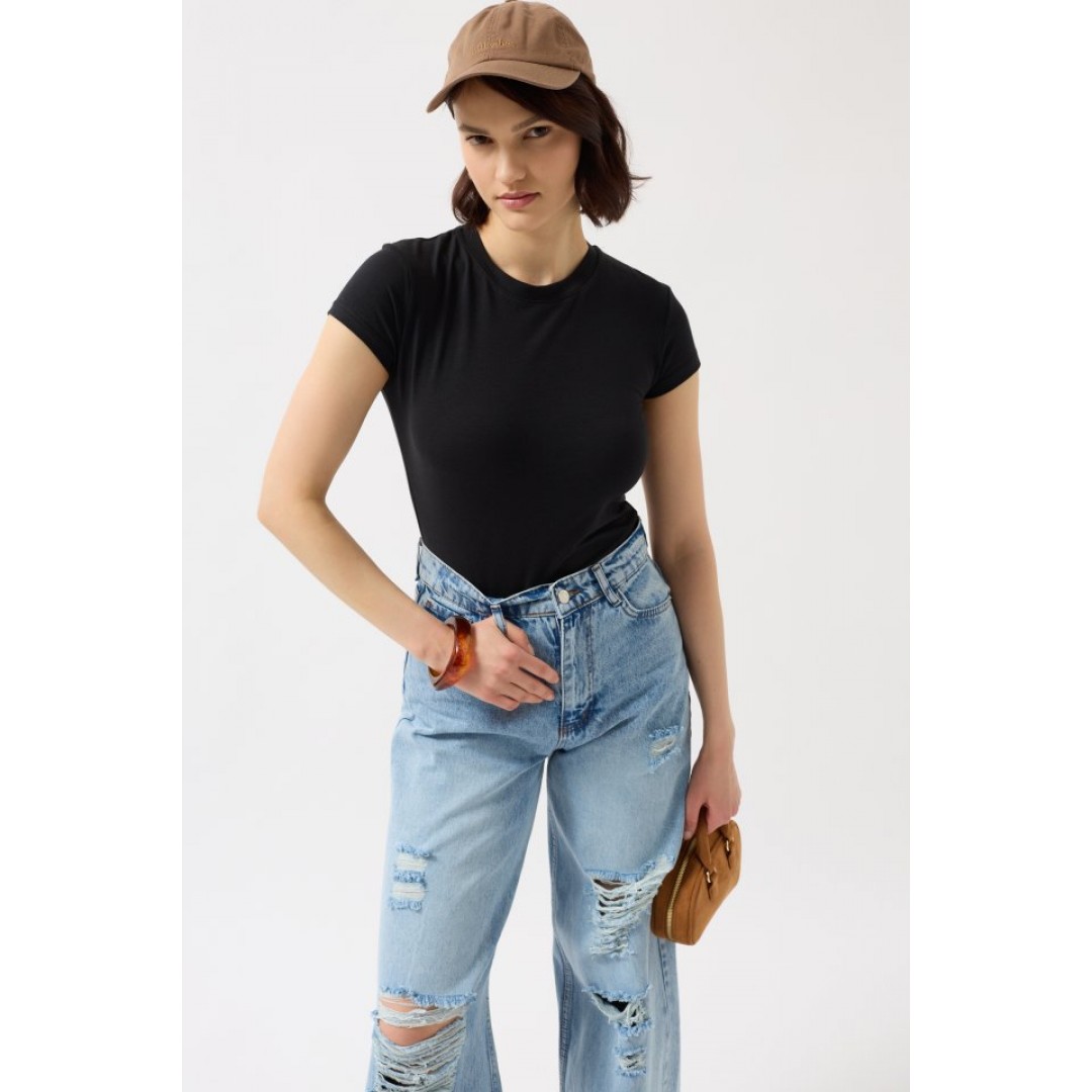 Likralı Basic T-Shirt 151646 Likralı Basic T-Shirt 151646