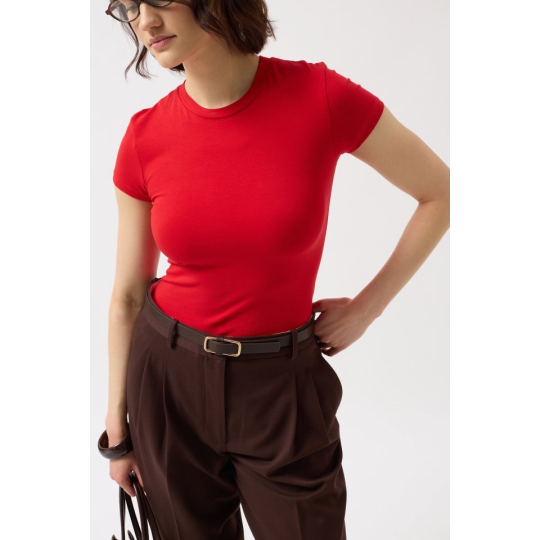 Likralı Basic T-Shirt - 151647 Likralı Basic T-Shirt - 151647