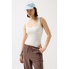 Kare Yaka Kalın Askılı Bodysuit 151652 Kare Yaka Kalın Askılı Bodysuit 151652