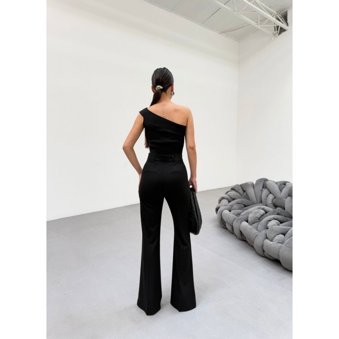 230 Gr Poly Viscose Full Lycra İspanyol Paça Pantolon 151768