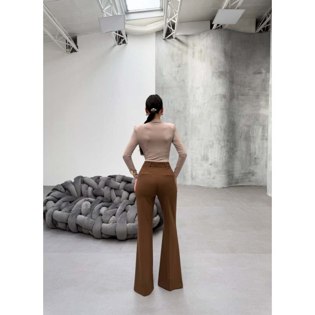 230 Gr Poly Viscose Full Lycra İspanyol Paça Pantolon 151769 230 Gr Poly Viscose Full Lycra İspanyol Paça Pantolon 151769