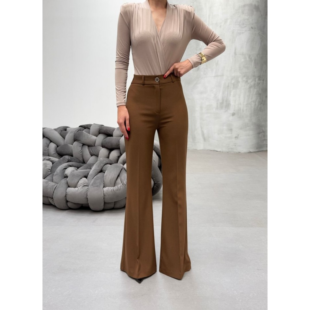 230 Gr Poly Viscose Full Lycra İspanyol Paça Pantolon 151769 230 Gr Poly Viscose Full Lycra İspanyol Paça Pantolon 151769