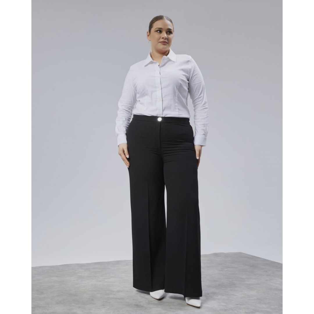 Poly Viscose Full Lycra Beli̇ Lasti̇kli̇ Battal Pantolon - 151960 Poly Viscose Full Lycra Beli̇ Lasti̇kli̇ Battal Pantolon - 151960
