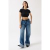 Likralı Basic Crop T-Shirt 152968