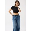 Likralı Basic Crop T-Shirt 152968