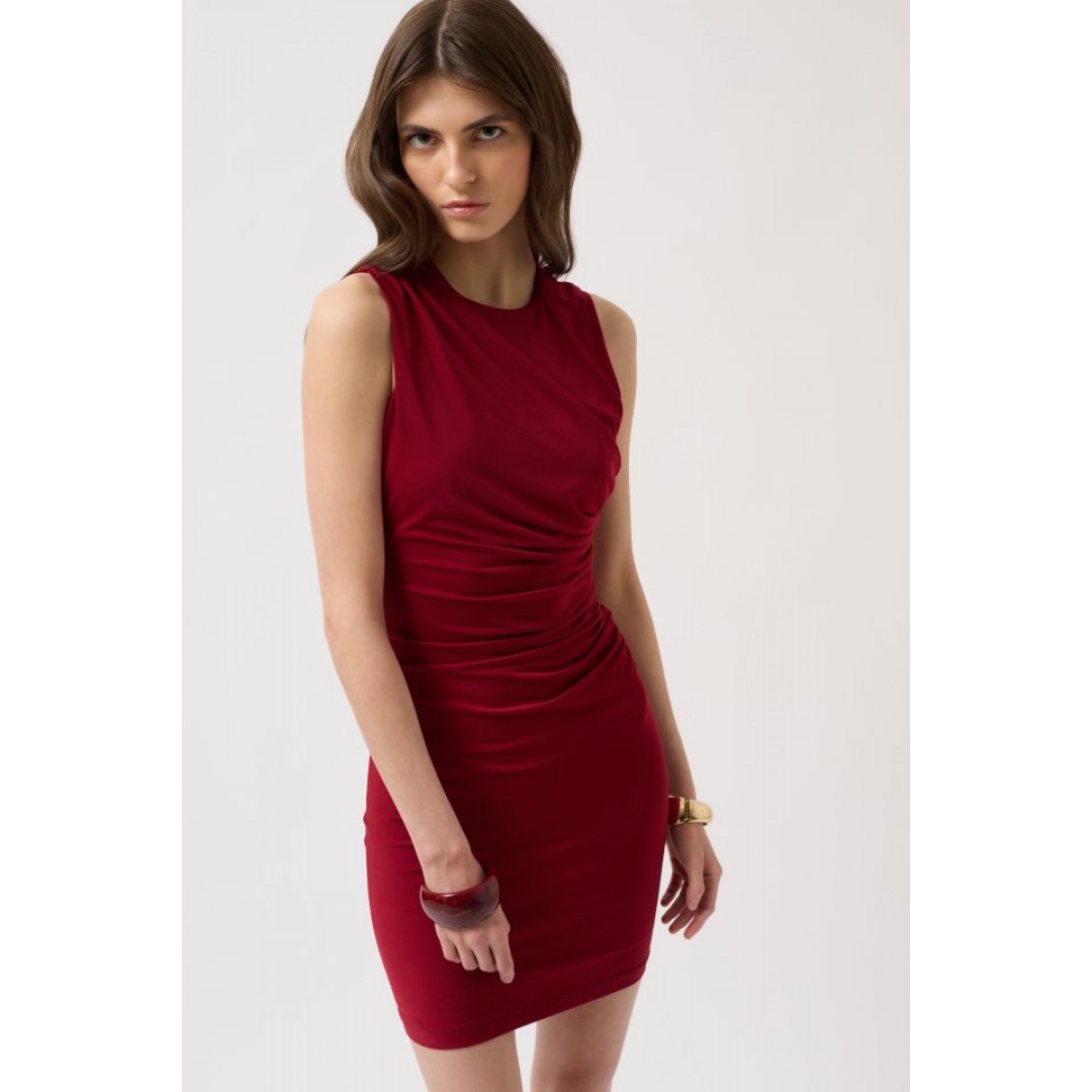 Büzgülü Mini Elbise - 153226 Büzgülü Mini Elbise - 153226