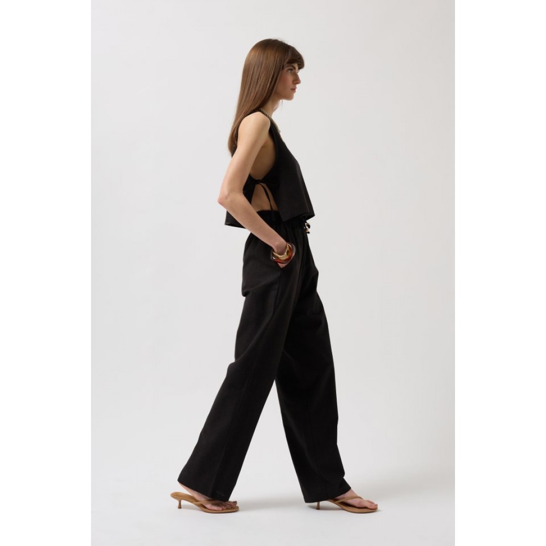 Yandan Bağlamalı Crop Bluz 156005 Yandan Bağlamalı Crop Bluz 156005