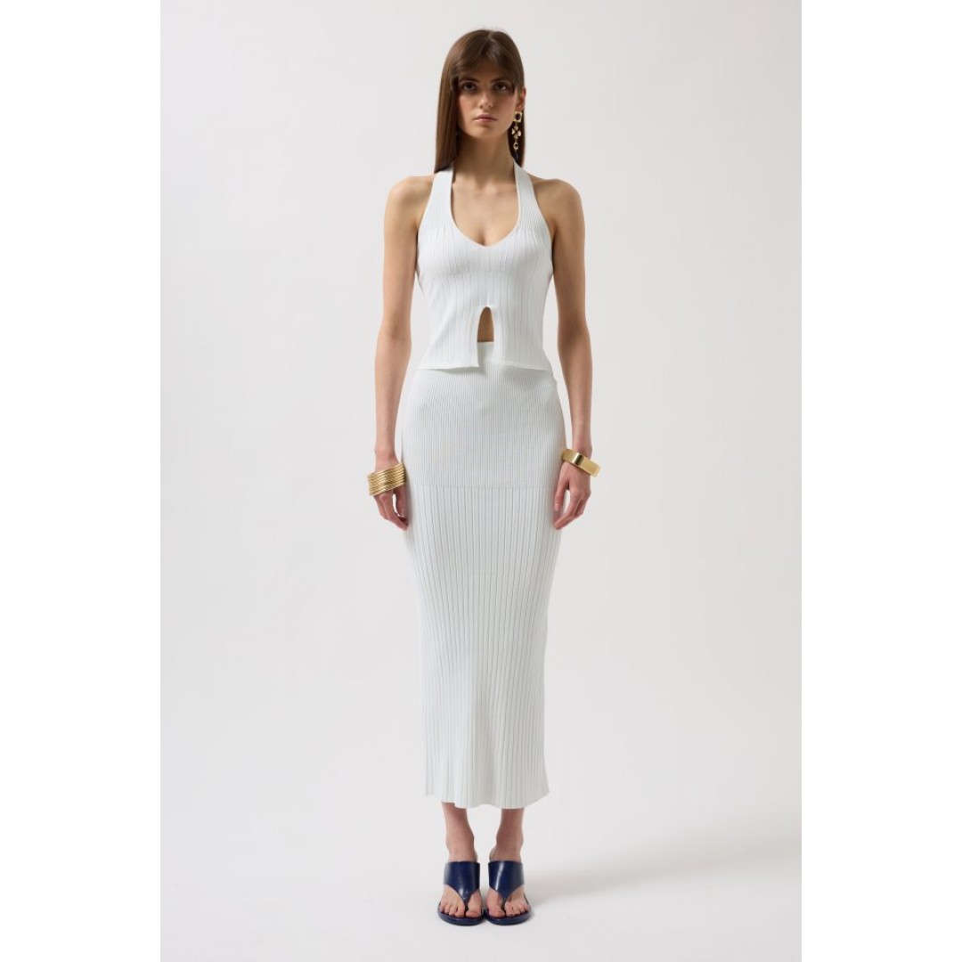 V Detay Dokulu Crop Bluz 156008 V Detay Dokulu Crop Bluz 156008