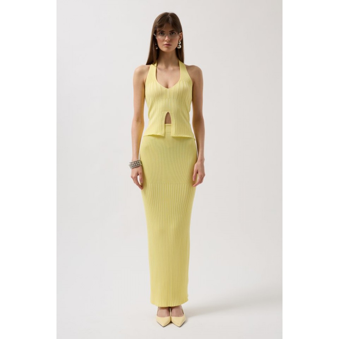 V Detay Dokulu Crop Bluz 156010 V Detay Dokulu Crop Bluz 156010
