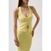 V Detay Dokulu Crop Bluz 156010 V Detay Dokulu Crop Bluz 156010
