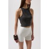 Yıkamalı Halter Yaka Crop Bluz 156013 Yıkamalı Halter Yaka Crop Bluz 156013