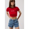 Nepo Baskılı Crop T-Shirt 156017 Nepo Baskılı Crop T-Shirt 156017
