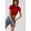 Nepo Baskılı Crop T-Shirt 156017 Nepo Baskılı Crop T-Shirt 156017