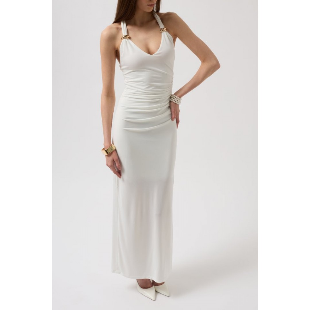 Aksesuar Detay Maxi Elbise - 156027 Aksesuar Detay Maxi Elbise - 156027