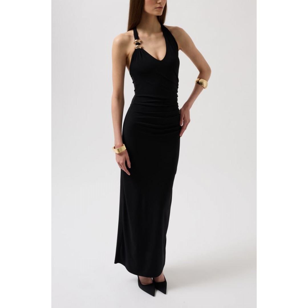 Aksesuar Detay Maxi Elbise - 156028 Aksesuar Detay Maxi Elbise - 156028