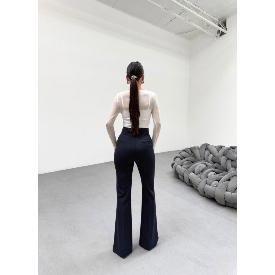 230 Gr Poly Viscose Full Lycra İspanyol Paça Pantolon 156052 230 Gr Poly Viscose Full Lycra İspanyol Paça Pantolon 156052