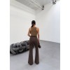 230 Gr Poly Viscose Full Lycra İspanyol Paça Pantolon 156053 230 Gr Poly Viscose Full Lycra İspanyol Paça Pantolon 156053