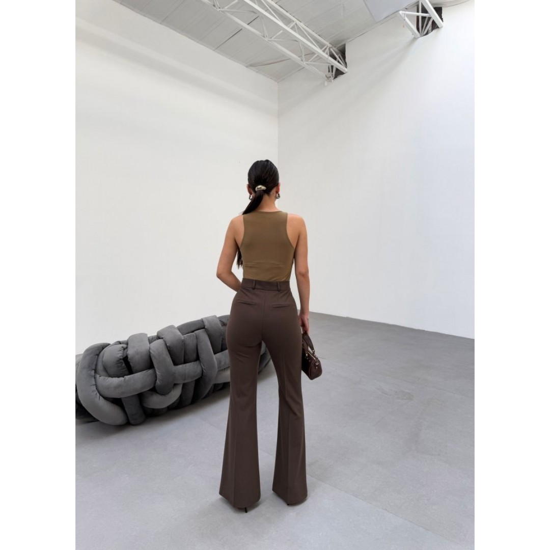 230 Gr Poly Viscose Full Lycra İspanyol Paça Pantolon 156053 230 Gr Poly Viscose Full Lycra İspanyol Paça Pantolon 156053