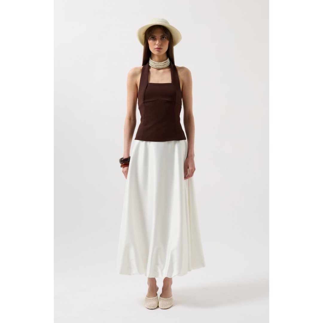 Kalın Askılı Crop Bluz - 156807 Kalın Askılı Crop Bluz - 156807