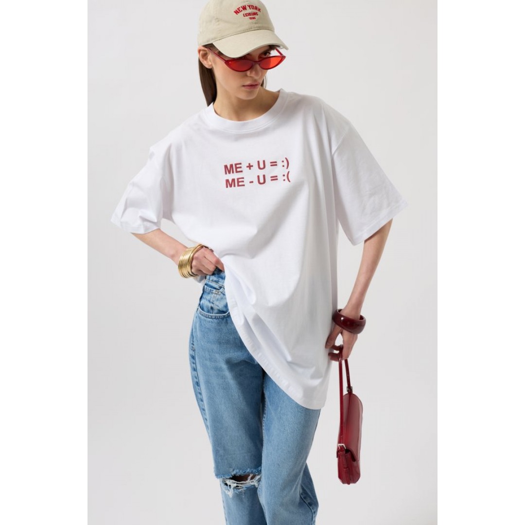 Kabartma Baskılı T-Shirt