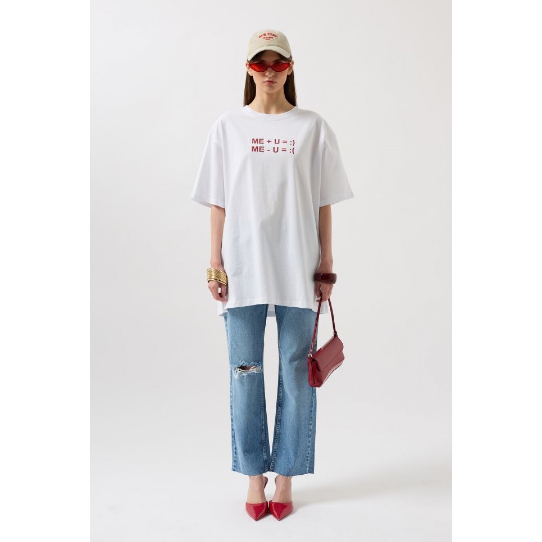 Kabartma Baskılı T-Shirt 156808