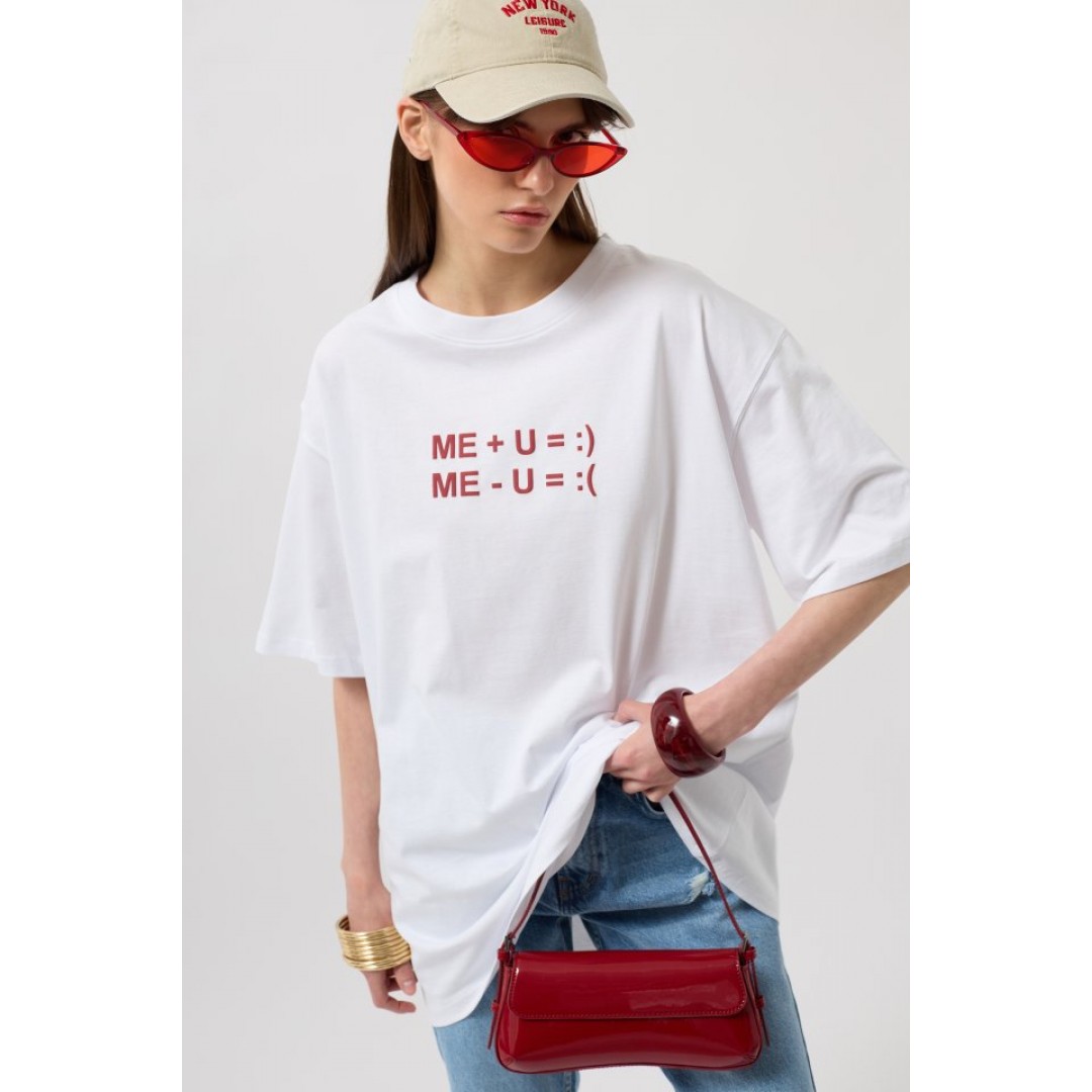 Kabartma Baskılı T-Shirt 156808
