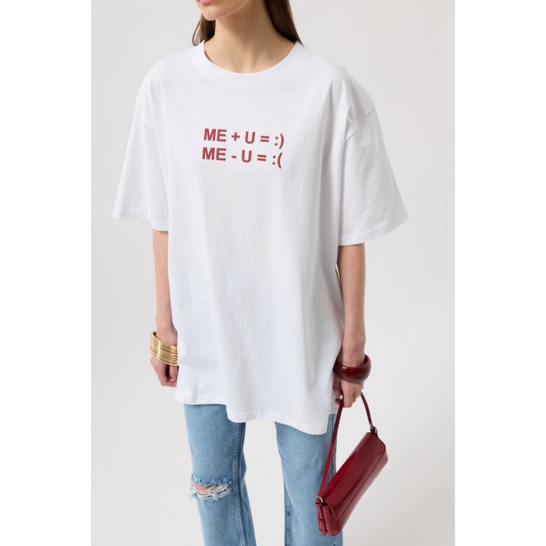 Kabartma Baskılı T-Shirt 156808