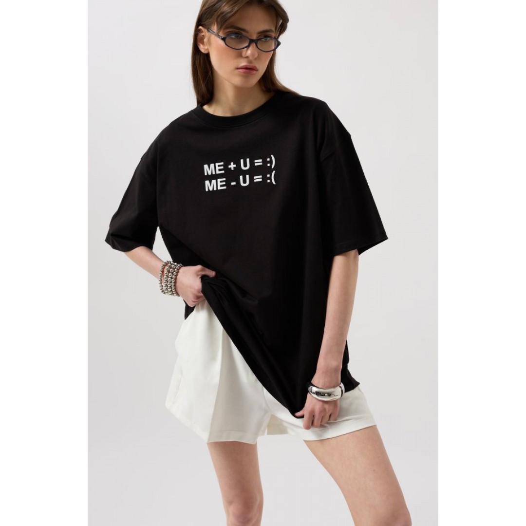 Kabartma Baskılı T-Shirt 156809