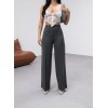 Yüksek Bel Straight Fit Palazzo Pantolon 160137