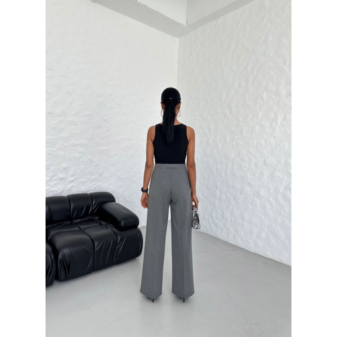 Yüksek Bel Straight Fit Palazzo Pantolon 160139